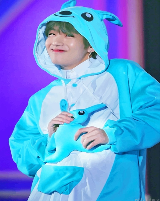 Cute Taeyong Onesie Rappers Painting By Numberss.png