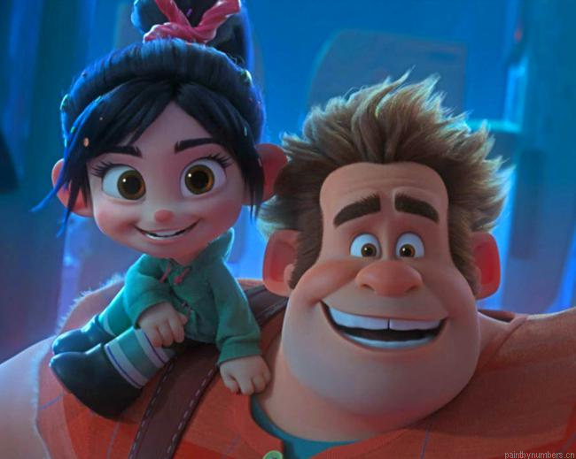 Cute Wreck It Ralph Painting By Numberss.png