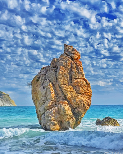Cyprus Rock Seascape Painting By Numberss.png