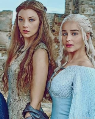 Daenerys And Margaery Tyrell Painting By Numbers.png