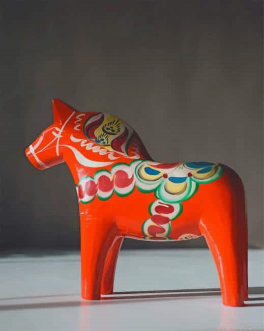 Dala Horse Painting By Numberss.png