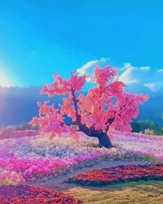 Dali Yunnan Cherry Blossom Painting By Numberss.png