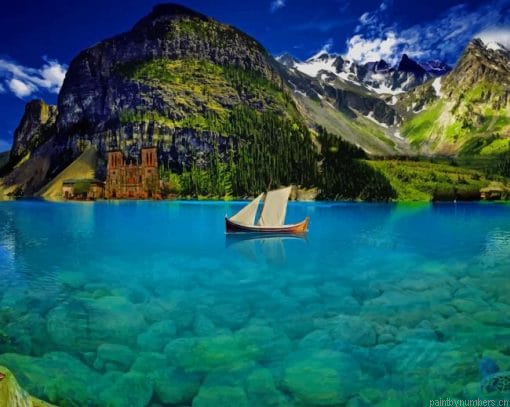 Danau Biru Sawahlunto Indonesia Painting By Numberss.png