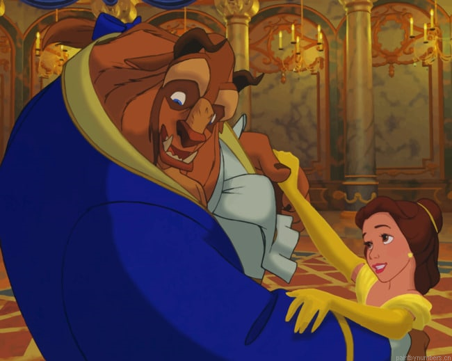 Dancing Beauty And The Beast Animations Painting By Numberss.png