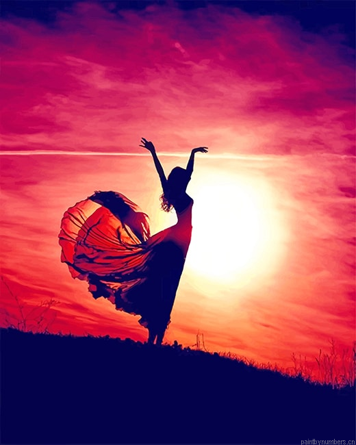 Dancing Girl Painting By Numberss.png