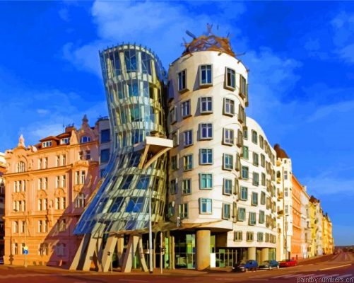 Dancing House Prague Painting By Numbers.png