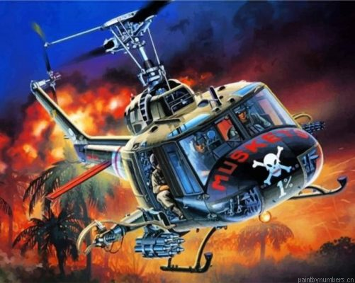 Dangerous Helicopters Painting By Numbers.png