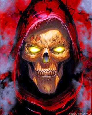 Dangerous Skull Painting By Numbers.png