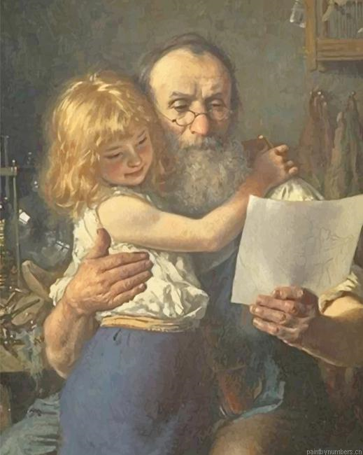 Daughter And Grandfather Painting By Numberss.png