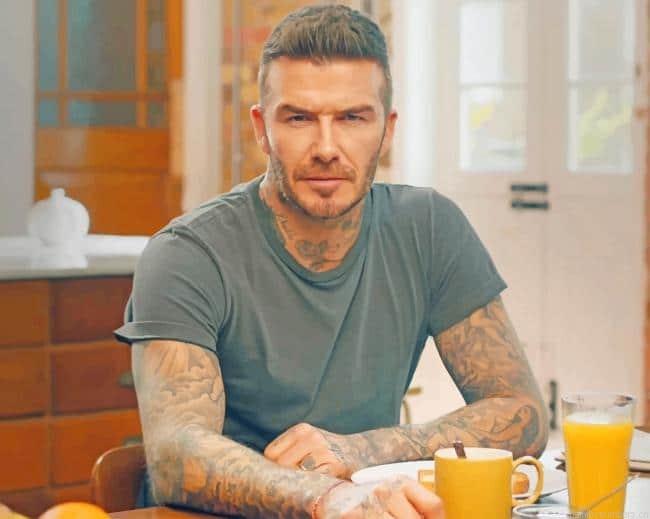 David Beckham Soccer Painting By Numberss.png