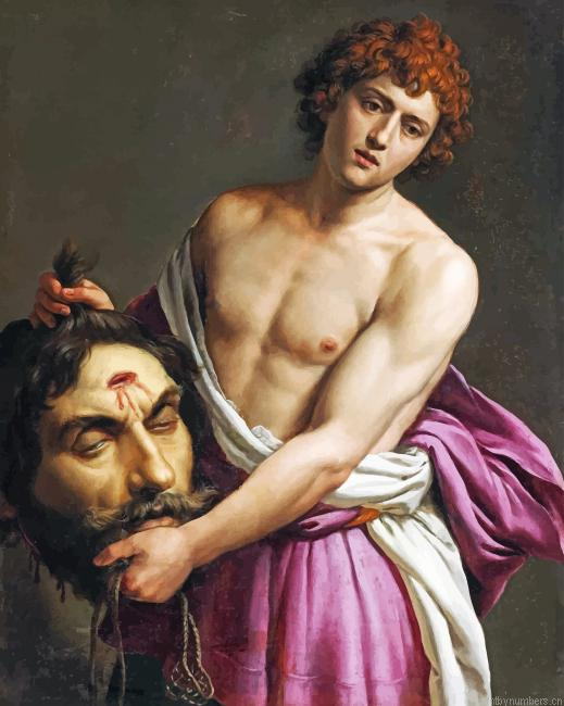 David With The Head Of Goliath Painting By Numberss.png