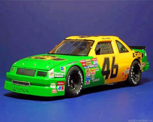 Days Of Thunder Car Painting By Numbers.png