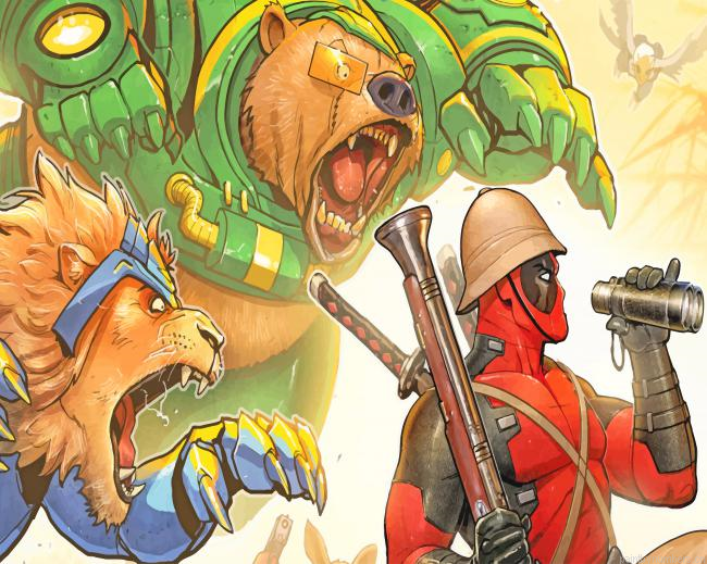 Deadpool Animation Animals New Painting By Numberss.png