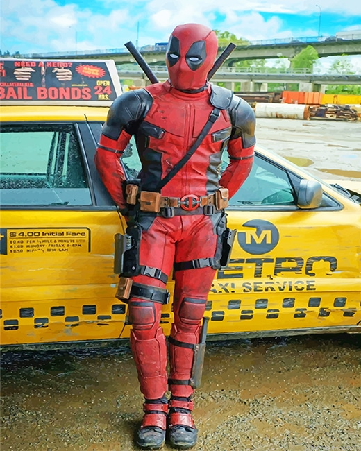 Deadpool Comedy Film Painting By Numbers.png