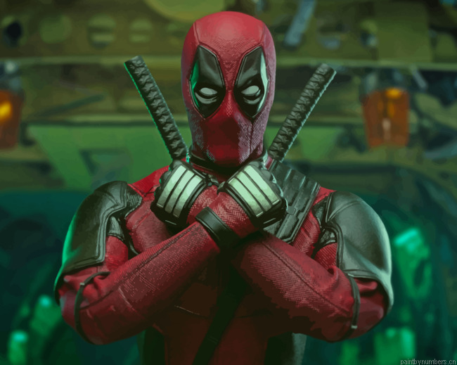 Deadpool X Force Movies Painting By Numberss.png