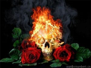 Death Roses Flowers Painting By Numbers.png