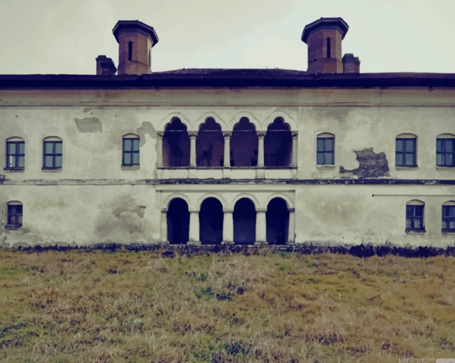 Decayed Vintage Building Painting By Numberss.png
