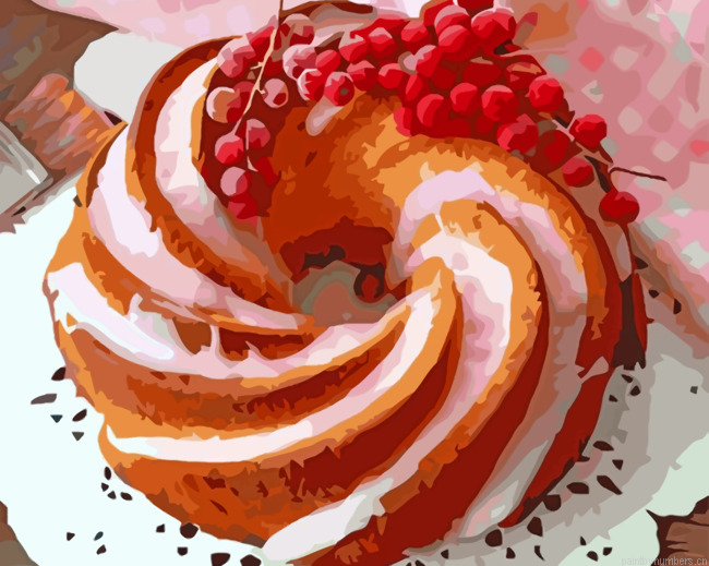 Delicious Cake Painting By Numbers.png