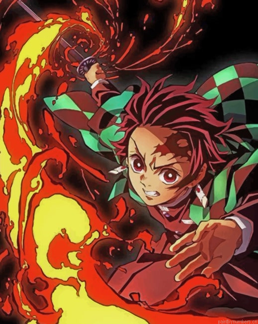 Demon Slayer Kimetsu No Yaiba Painting By Numberss.png