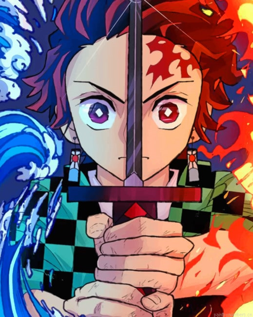 Demon Slayer Painting By Numberss.png
