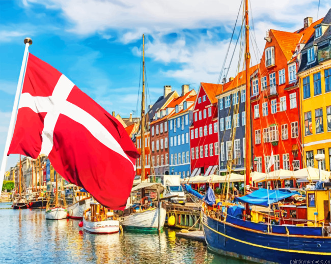 Denmark Boats Painting By Numberss.png