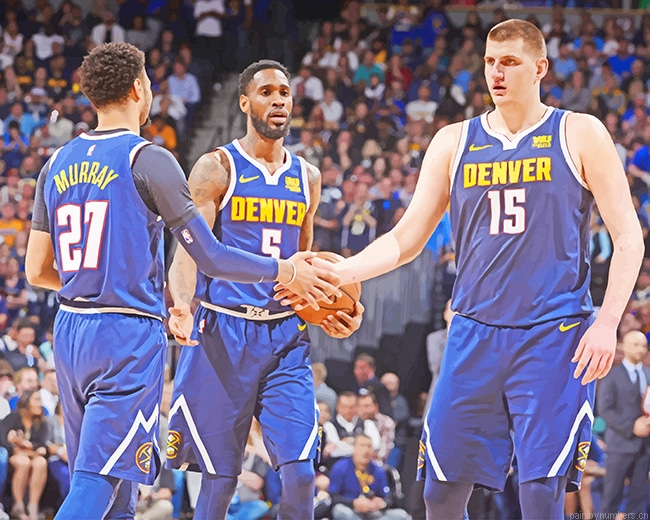 Denver Nuggets Team Basketball Painting By Numbers.png