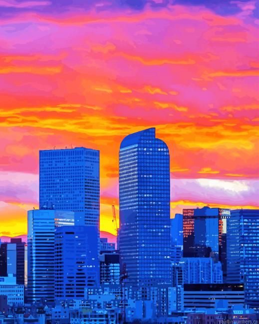 Denver Skyline Cities Painting By Numberss.png