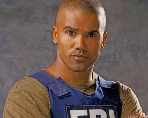 Derek Morgan Criminal Minds Painting By Numbers.png