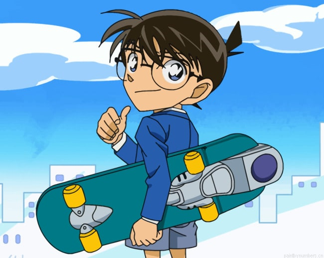 Detective Conan Anime Painting By Numberss.png