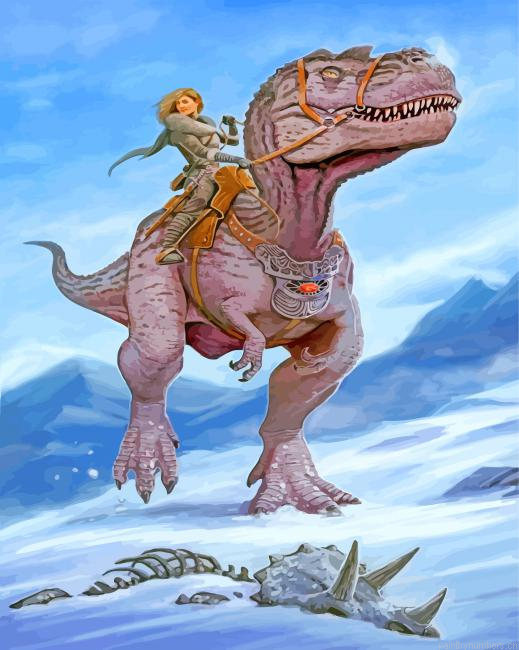 Dinosaur Animal Painting By Numbers.png