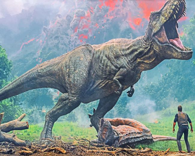 Dinosaur In Jurassic Park Painting By Numbers.png