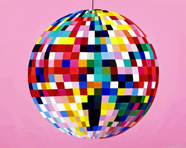 Disco Ball Painting By Numberss.png