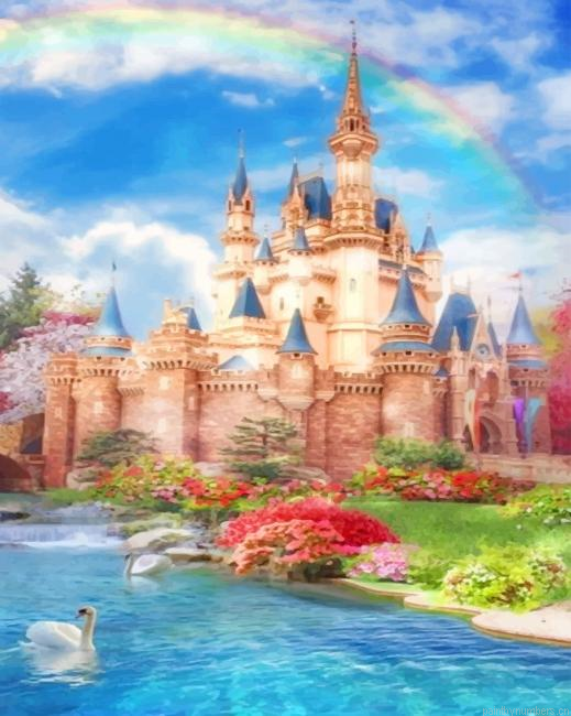 Disney Castle Dreams Painting By Numberss.png