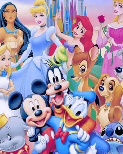 Disney Characters Painting By Numberss.png