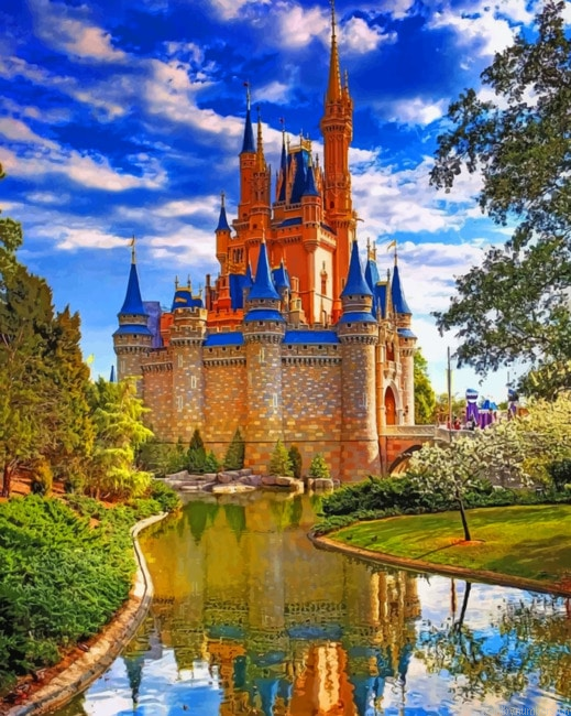 Disney Cinderella Castle Painting By Numberss.png