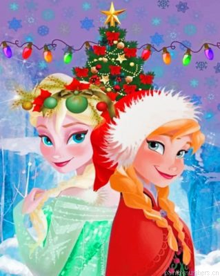 Disney Frozen Christmas Painting By Numberss.png