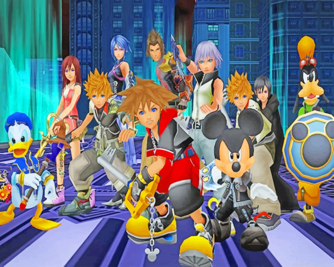 Disney Kingdom Hearts Painting By Numbers.png
