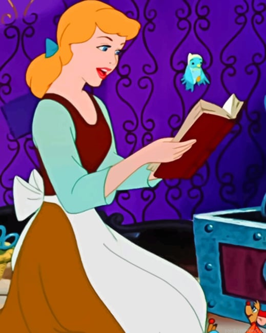 Disney Princess Cinderella Animations Painting By Numberss.png