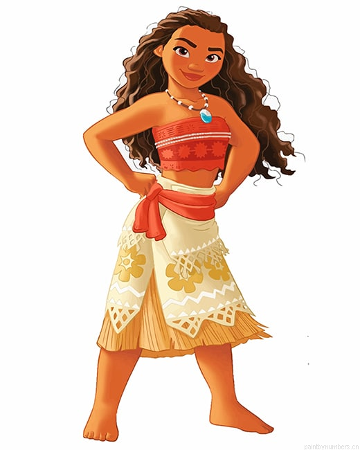 Disney Princess Moana Animations Painting By Numberss.png