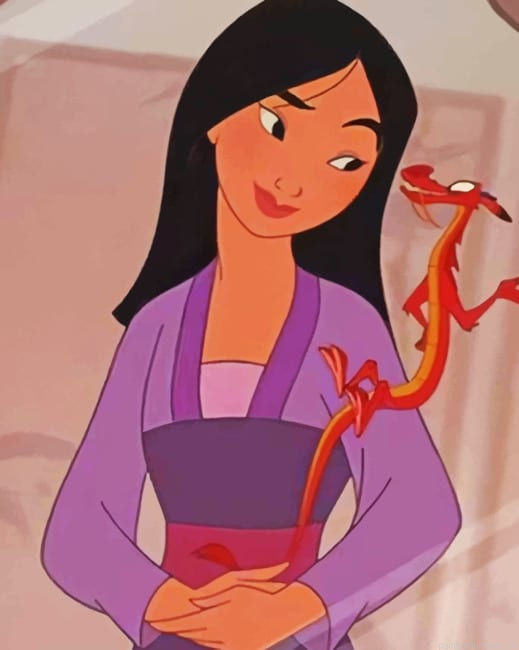 Disney Princess Mulan Animations Painting By Numberss.png
