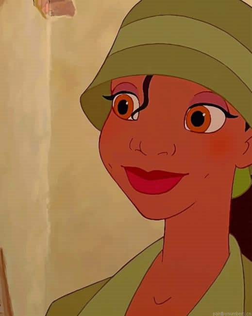 Disney Princess Tiana Animations Painting By Numberss.png