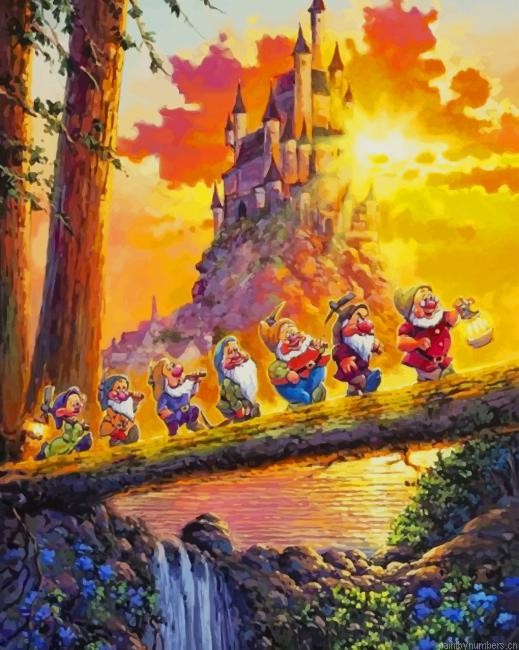 Disney Seven Dwarfs Animations Painting By Numbers.png