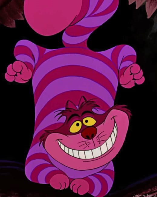 Disney The Cheshire Cat Cartoons Painting By Numberss.png