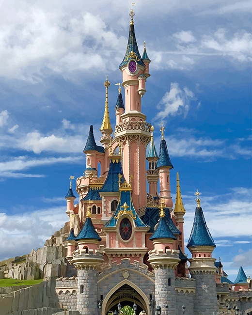 Disneyland France Painting By Numberss.png