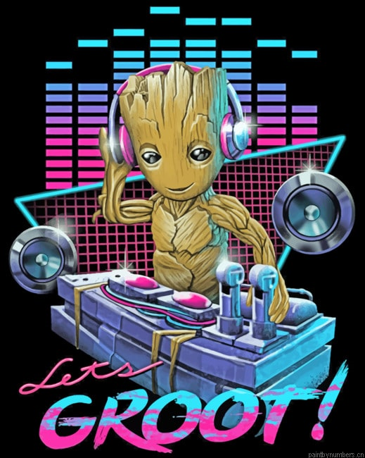 Dj Groot Painting By Numberss.png