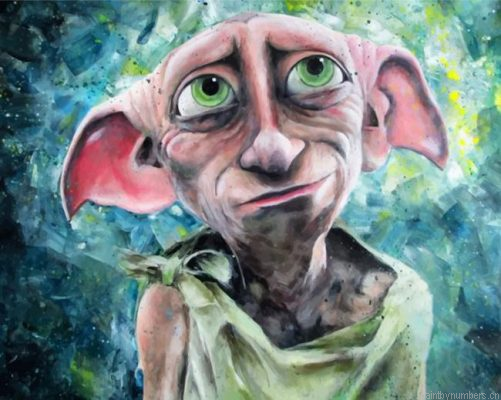 Dobby From Harry Potter Painting By Numbers.png