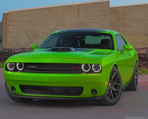 Dodge Challenger Rt Cars Painting By Numberss.png
