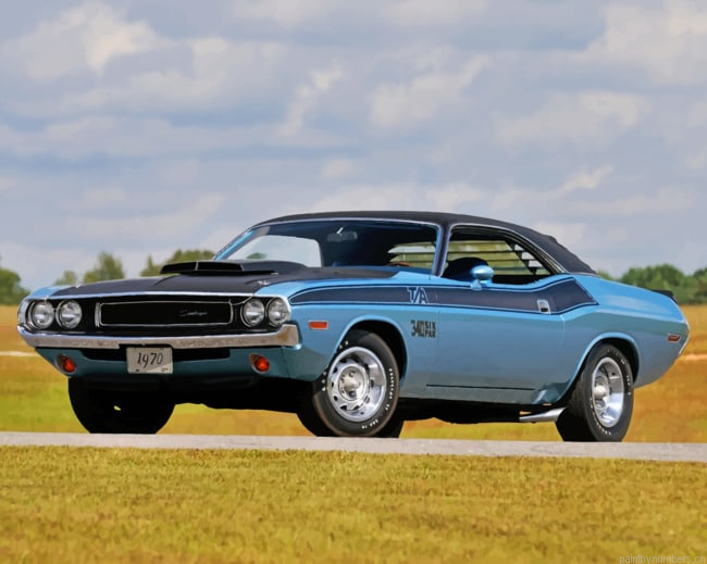 Dodge Challenger Ta Car Painting By Numberss.png