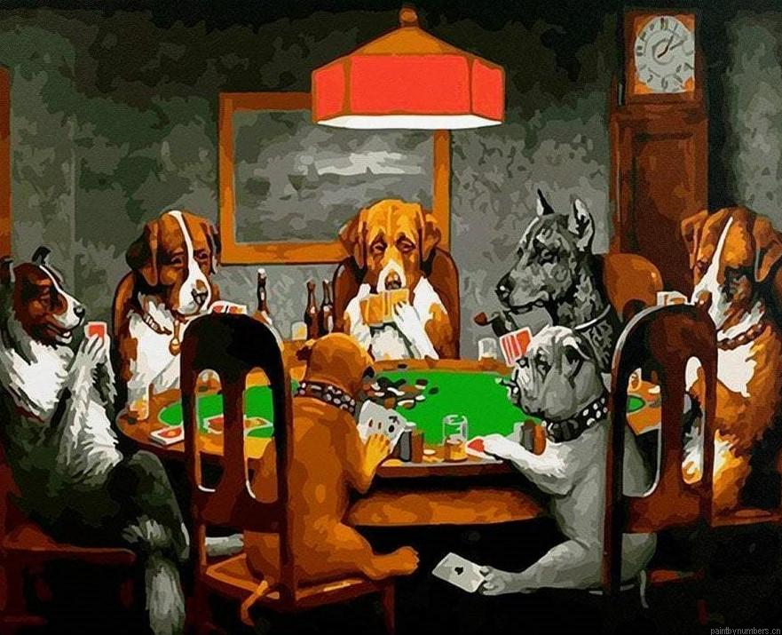 Dogs Playing Poker Painting By Numbers.png