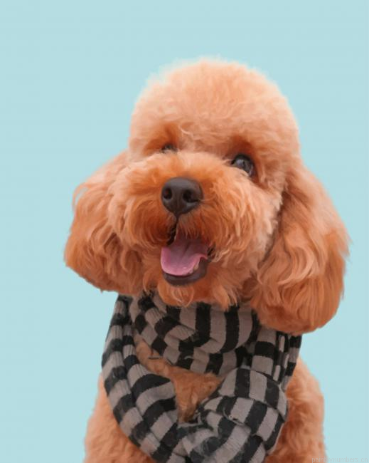 Domestic Dog Animals Painting By Numberss.png